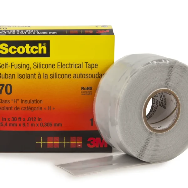 Scotch® Self-Fusing Silicone Rubber Electrical Tape 70