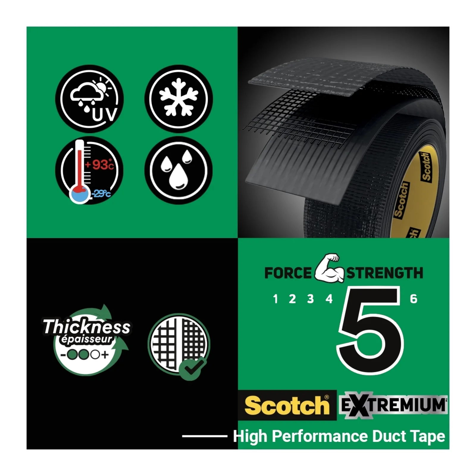 Scotch® Extremium™ ALL WEATHER High Perf – Bandă adezivă rezisten - imagine 6
