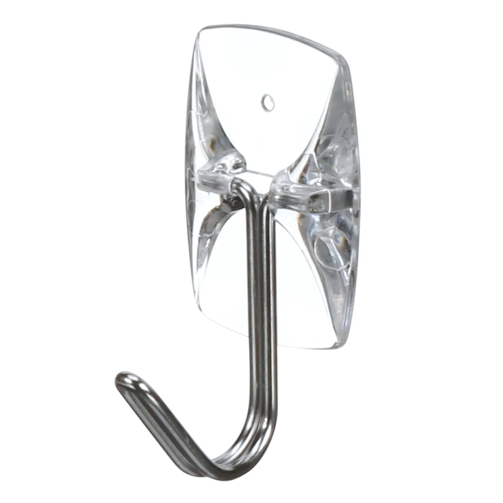 Command™ Small Wire Hook 17067CLR-3-CEE, Clear, 3 Hooks+4 Strips/Pack - imagine 5