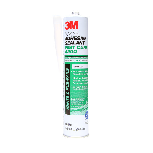 3M™ Marine Adhesive Sealant 4200FC, White, 310 ml