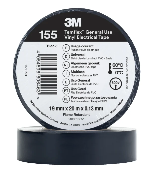 3M™ Temflex™ Vinyl Electrical Tape 155