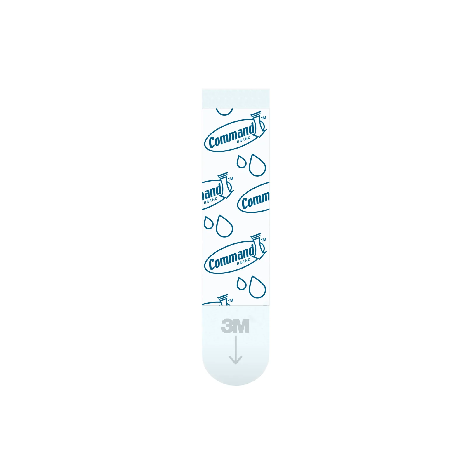 Command™ Bath Medium Towel Hook BATH18-CF-2-CEE, Clear Frosted, 2 Hooks + 3 Strips/Pack - imagine 6