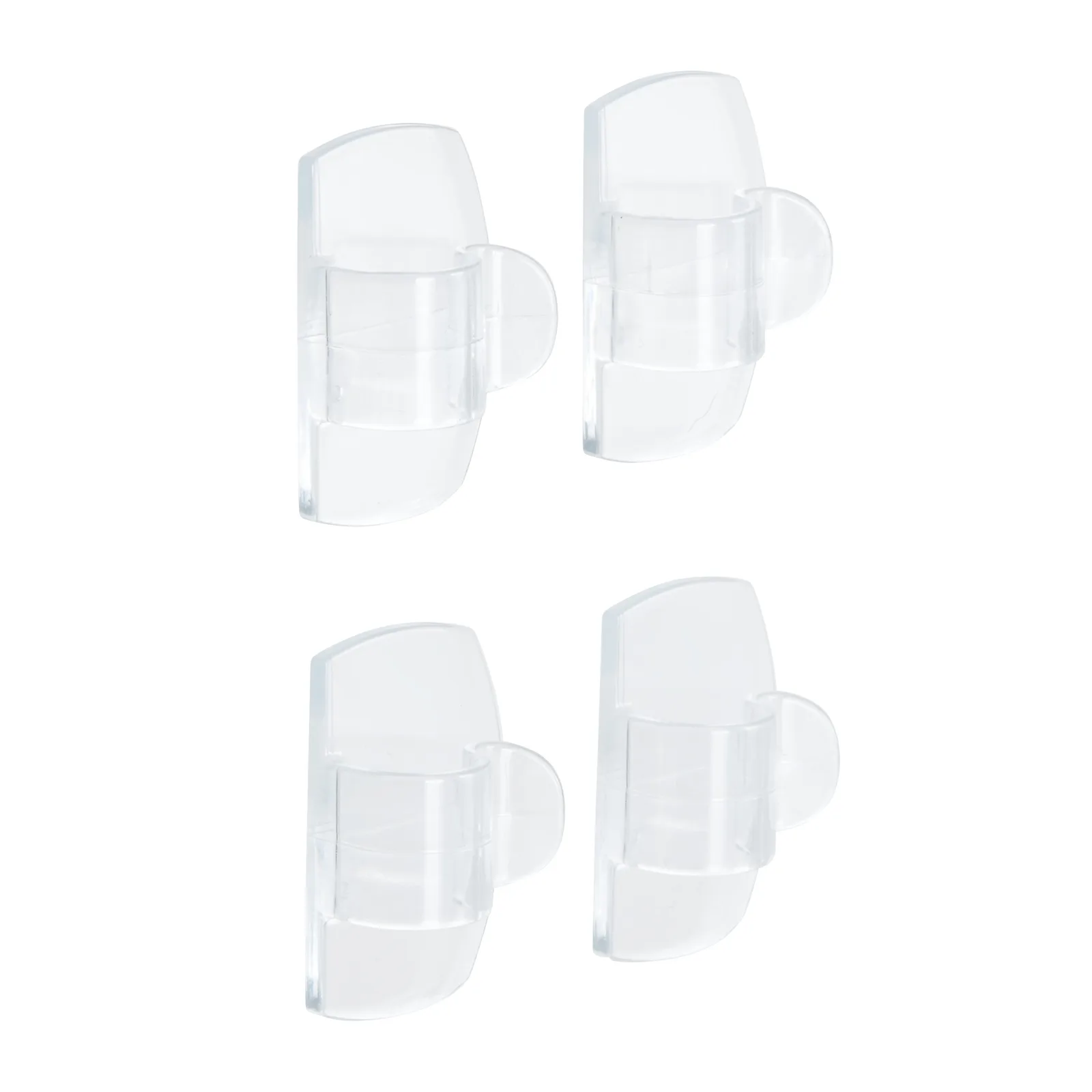 Command™ Round Cord Clip 17017CLR-4-SPIG, Clear, 4 Clips+5 Strips/Pack - imagine 9