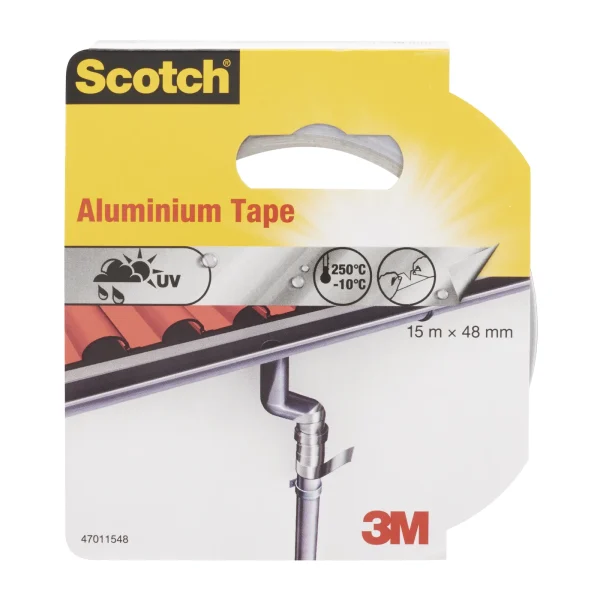 Scotch® Aluminium Tape 4701,15 m x 48 mm, 1 Roll/Pack