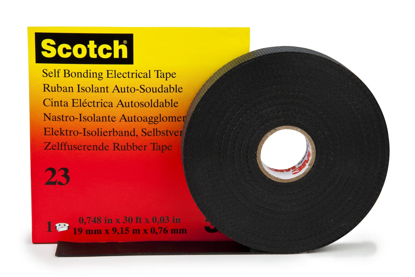 Scotch® Rubber Splicing Tape 23 – Bandă izolatoare cauciuc