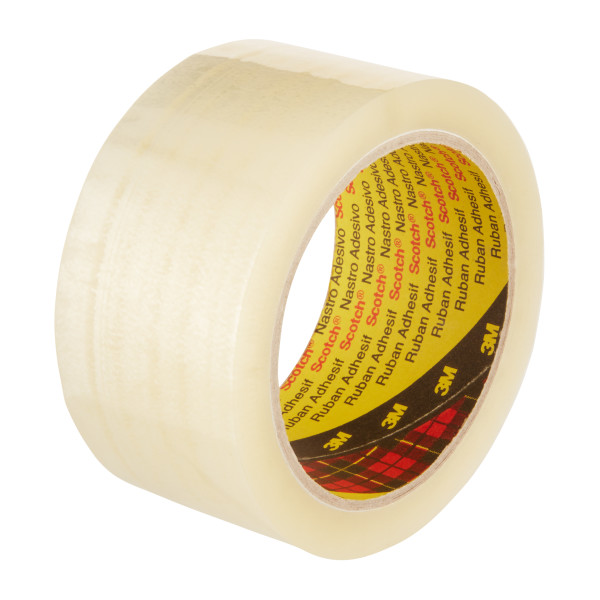 Scotch® Box Sealing Tape 371, Transparent, 50 mm x 66 m