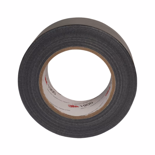 3M™ Value Duct Tape 1900, Black, 50 mm x 50 m, 0.17 mm - imagine 4