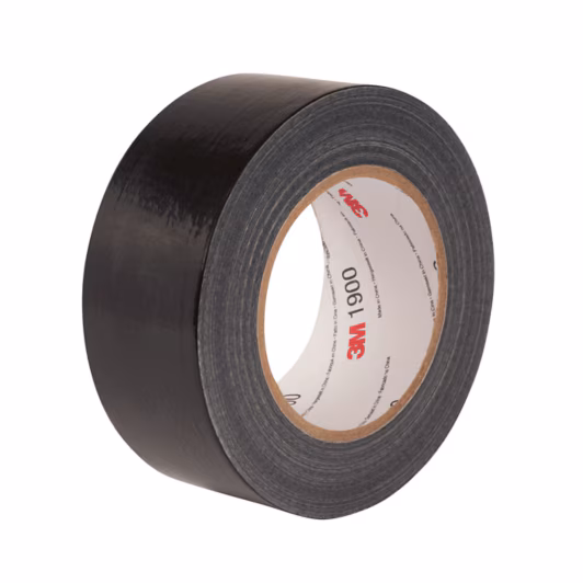 3M™ Value Duct Tape 1900, Black, 50 mm x 50 m, 0.17 mm - imagine 5