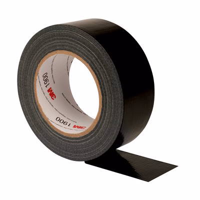 3M™ Value Duct Tape 1900, Black, 50 mm x 50 m, 0.17 mm - imagine 2